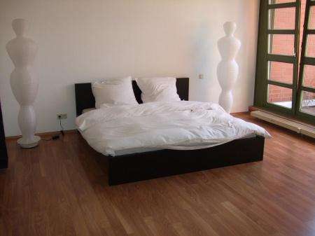 Schlafzimmer mit Terrasse Loft-Studio-Atelier Mannheim
