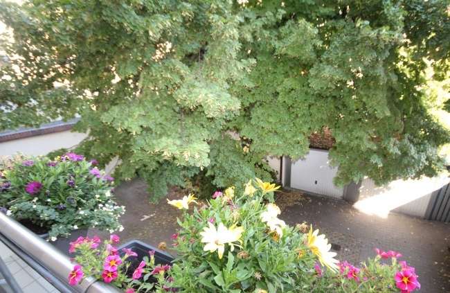 Balkon mit Innenhofblick Wohnung Mannheim