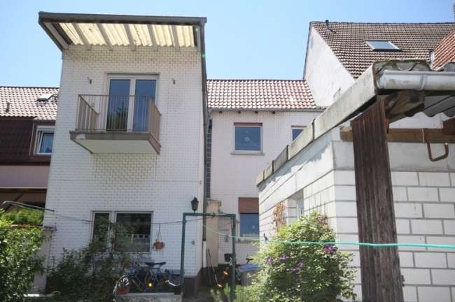 Blick vom Garten Reihenhaus Mannheim
