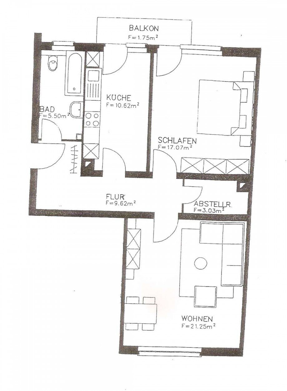 Grundriss Wohnung Mannheim