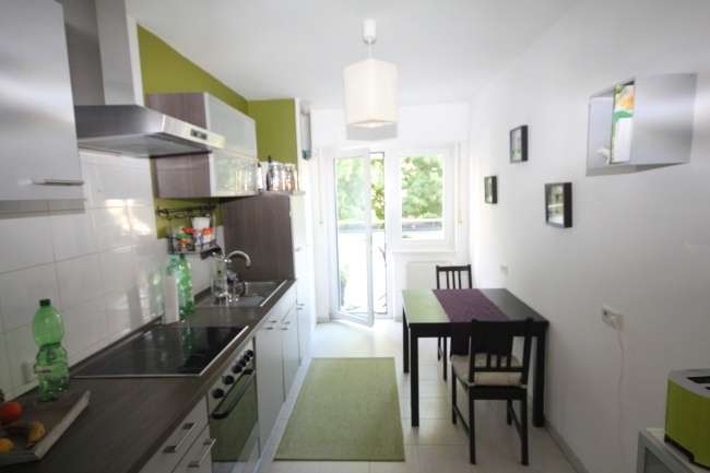 K�che mit Balkon Wohnung Mannheim