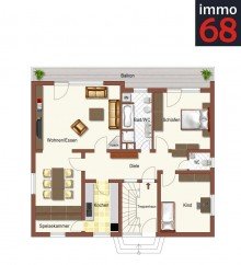 Grunriss EG und OG baugleich VERKAUFT - Stattliches 2-3 Familienhaus - sch�ne Lage - 2 Garagen - Gro�es Grundst�ck!